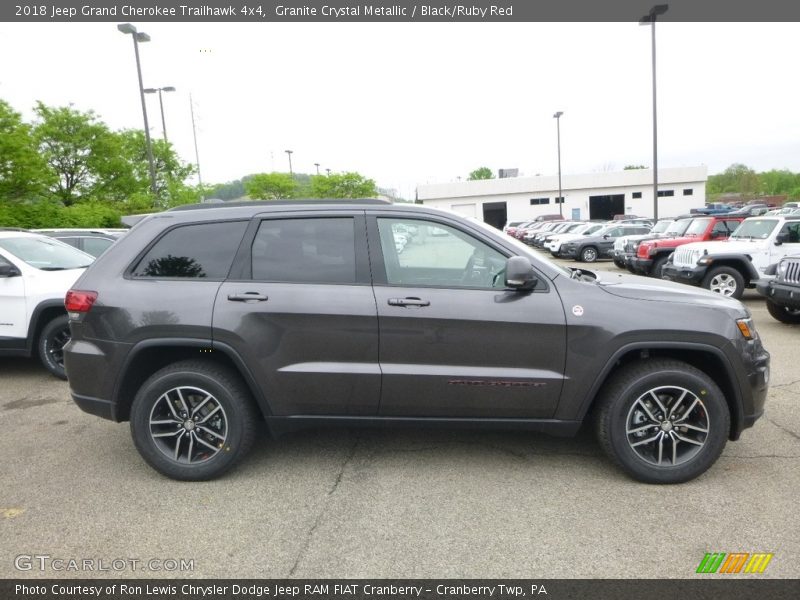 Granite Crystal Metallic / Black/Ruby Red 2018 Jeep Grand Cherokee Trailhawk 4x4