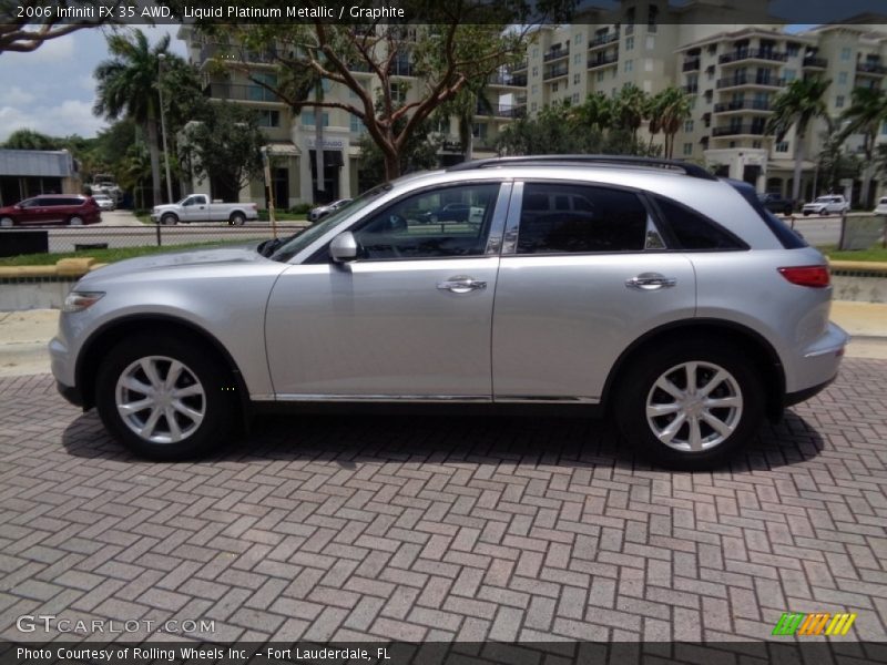 Liquid Platinum Metallic / Graphite 2006 Infiniti FX 35 AWD