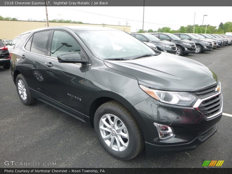 Nightfall Gray Metallic / Jet Black 2018 Chevrolet Equinox LT