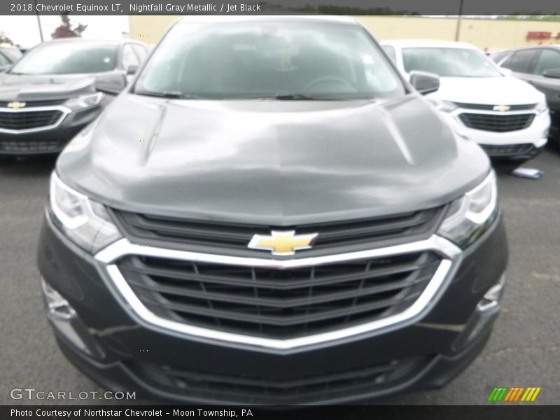 Nightfall Gray Metallic / Jet Black 2018 Chevrolet Equinox LT