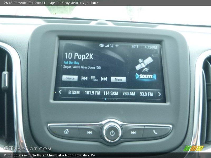Nightfall Gray Metallic / Jet Black 2018 Chevrolet Equinox LT