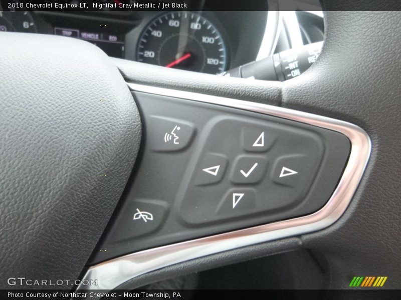 Nightfall Gray Metallic / Jet Black 2018 Chevrolet Equinox LT