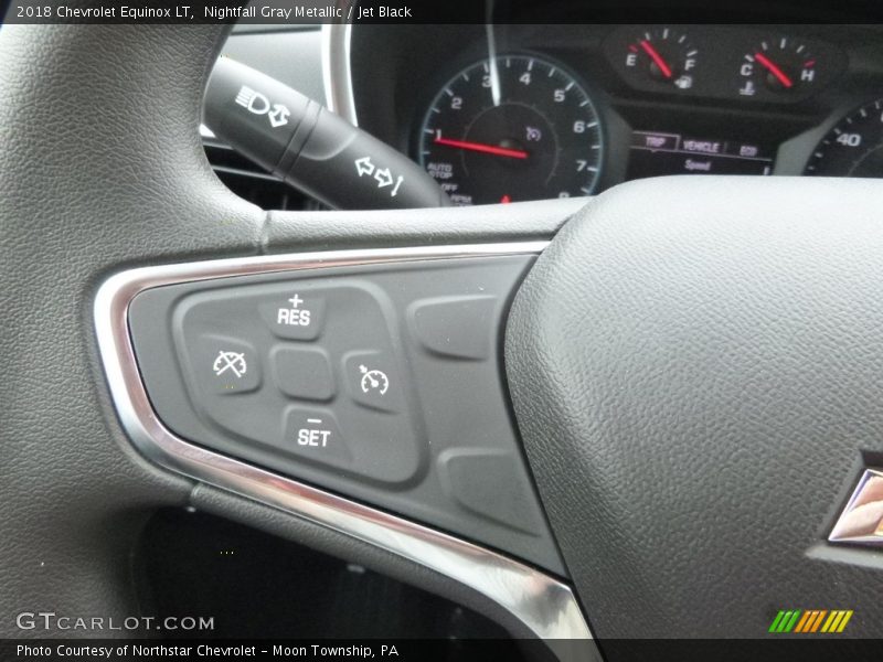 Nightfall Gray Metallic / Jet Black 2018 Chevrolet Equinox LT