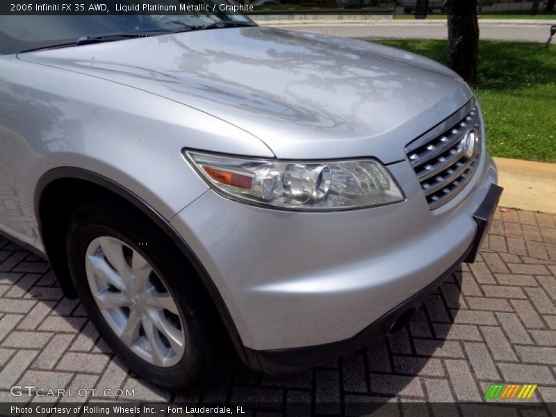 Liquid Platinum Metallic / Graphite 2006 Infiniti FX 35 AWD