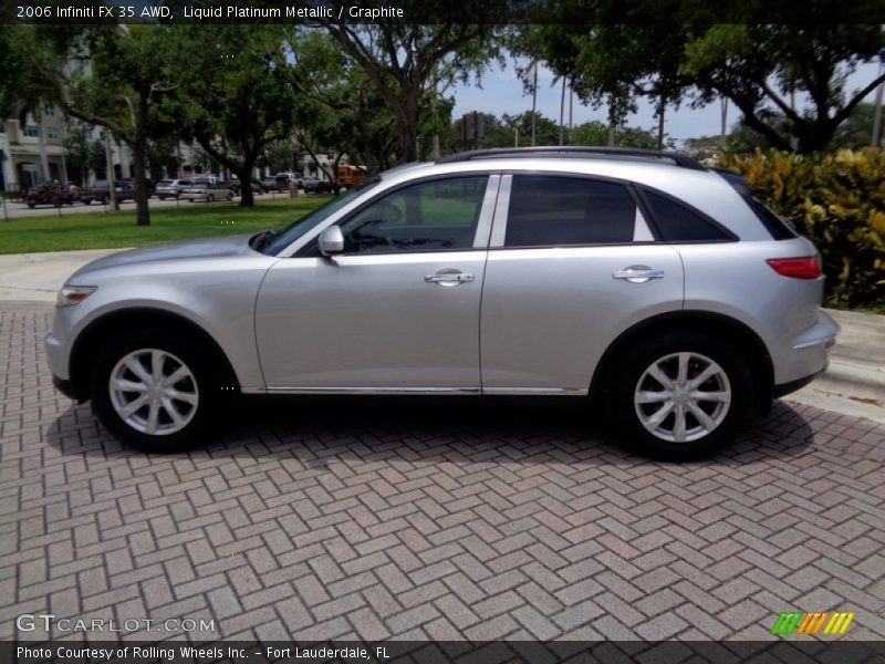 Liquid Platinum Metallic / Graphite 2006 Infiniti FX 35 AWD