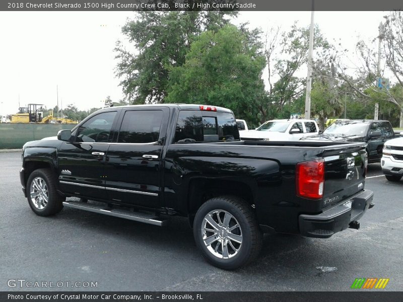 Black / High Country Saddle 2018 Chevrolet Silverado 1500 High Country Crew Cab