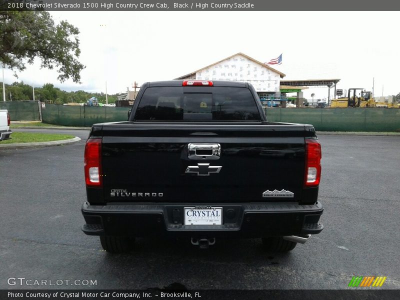 Black / High Country Saddle 2018 Chevrolet Silverado 1500 High Country Crew Cab