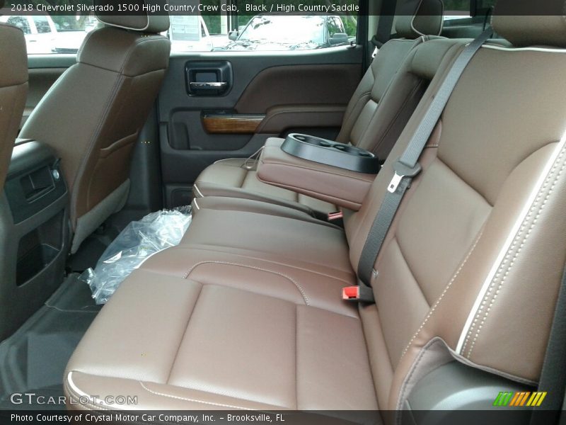 Rear Seat of 2018 Silverado 1500 High Country Crew Cab