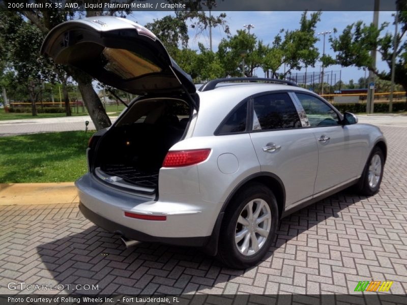 Liquid Platinum Metallic / Graphite 2006 Infiniti FX 35 AWD