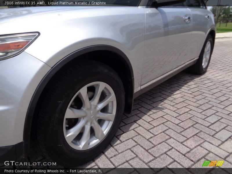 Liquid Platinum Metallic / Graphite 2006 Infiniti FX 35 AWD