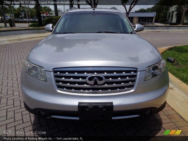 Liquid Platinum Metallic / Graphite 2006 Infiniti FX 35 AWD