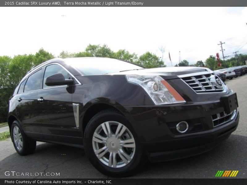 Terra Mocha Metallic / Light Titanium/Ebony 2015 Cadillac SRX Luxury AWD