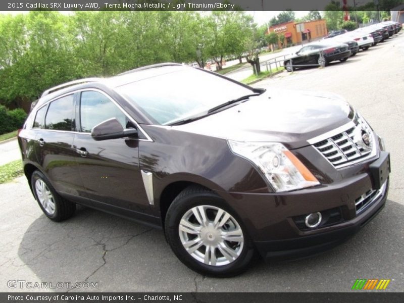 Terra Mocha Metallic / Light Titanium/Ebony 2015 Cadillac SRX Luxury AWD