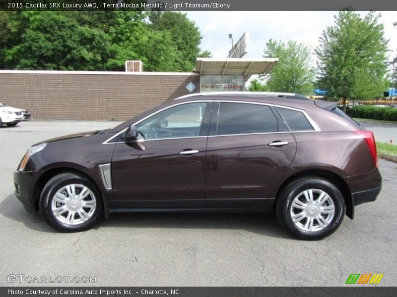 Terra Mocha Metallic / Light Titanium/Ebony 2015 Cadillac SRX Luxury AWD