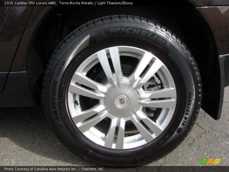 Terra Mocha Metallic / Light Titanium/Ebony 2015 Cadillac SRX Luxury AWD