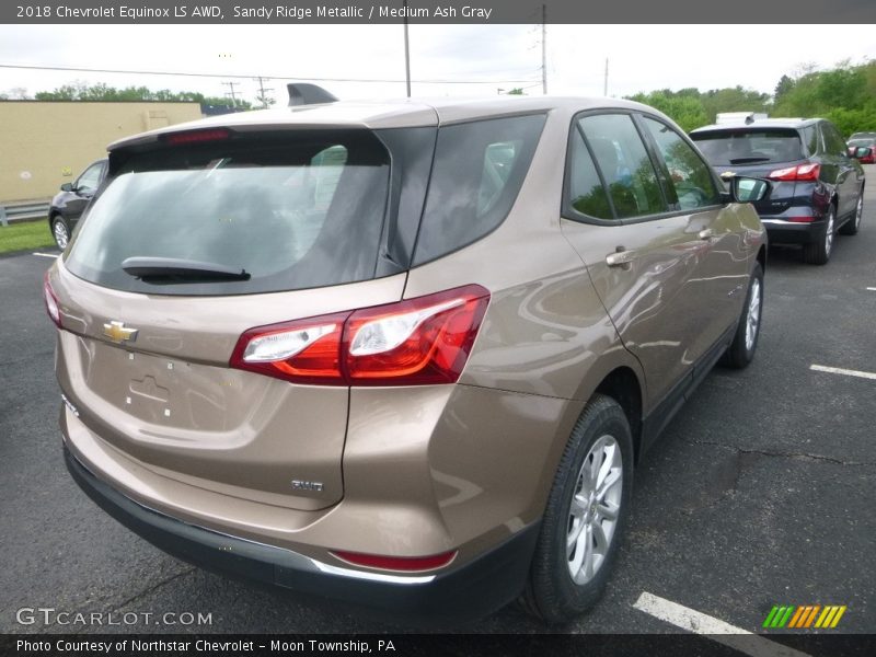 Sandy Ridge Metallic / Medium Ash Gray 2018 Chevrolet Equinox LS AWD