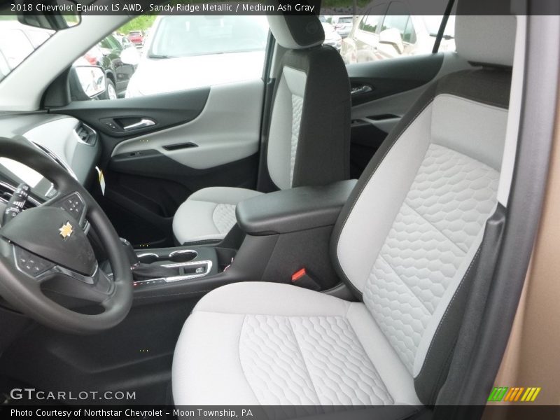 Sandy Ridge Metallic / Medium Ash Gray 2018 Chevrolet Equinox LS AWD