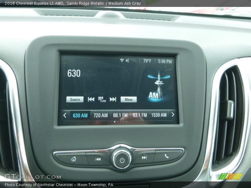 Sandy Ridge Metallic / Medium Ash Gray 2018 Chevrolet Equinox LS AWD