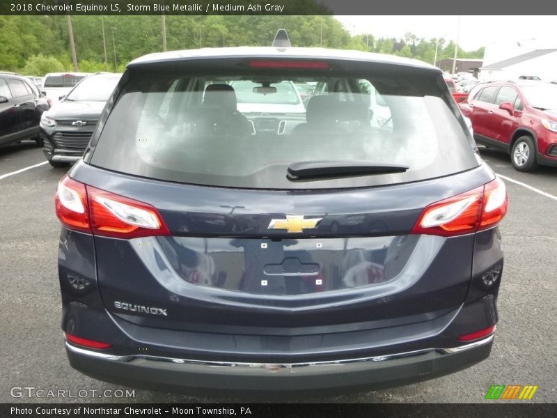 Storm Blue Metallic / Medium Ash Gray 2018 Chevrolet Equinox LS