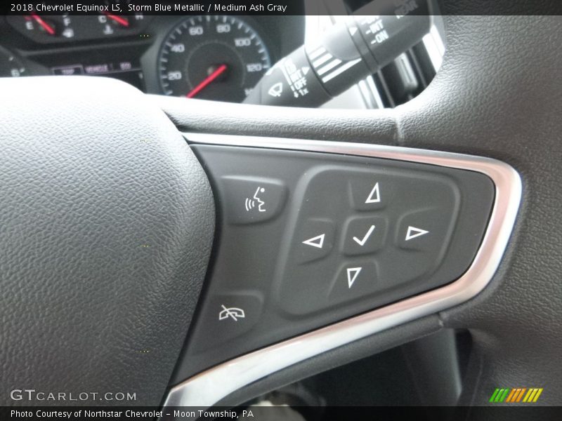 Storm Blue Metallic / Medium Ash Gray 2018 Chevrolet Equinox LS