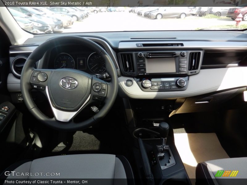 Silver Sky Metallic / Ash 2018 Toyota RAV4 XLE
