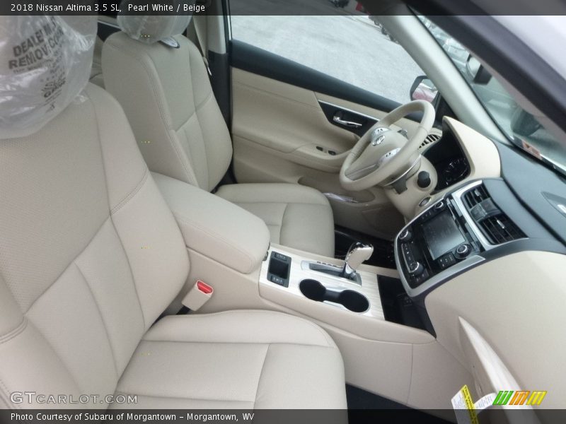 Pearl White / Beige 2018 Nissan Altima 3.5 SL