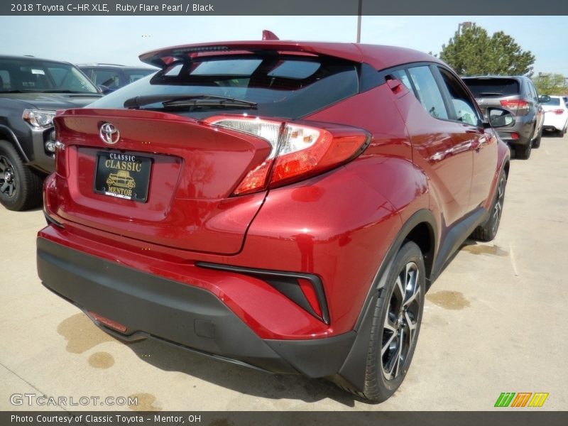 Ruby Flare Pearl / Black 2018 Toyota C-HR XLE