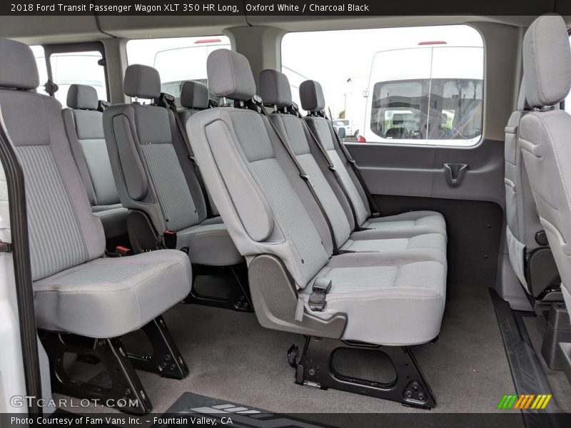 Rear Seat of 2018 Transit Passenger Wagon XLT 350 HR Long