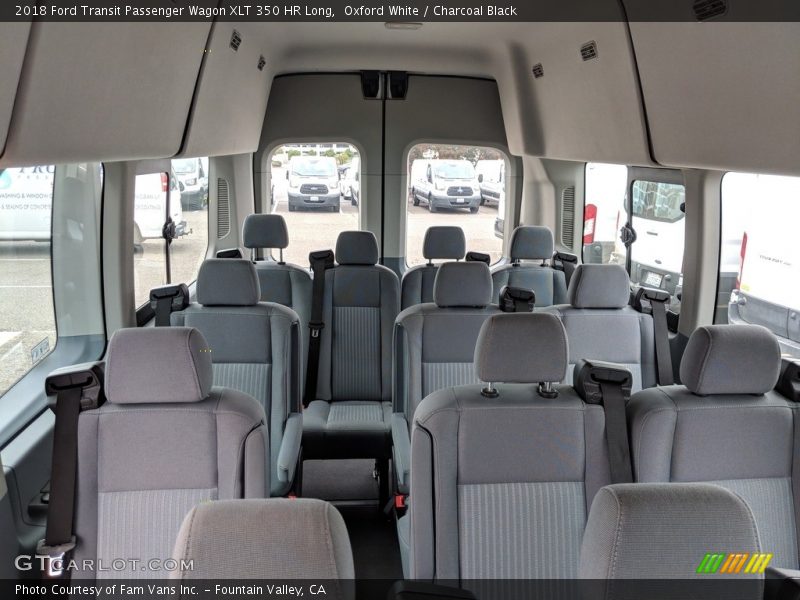 Rear Seat of 2018 Transit Passenger Wagon XLT 350 HR Long