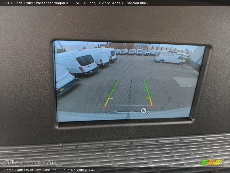 Oxford White / Charcoal Black 2018 Ford Transit Passenger Wagon XLT 350 HR Long