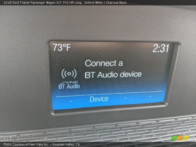 Oxford White / Charcoal Black 2018 Ford Transit Passenger Wagon XLT 350 HR Long