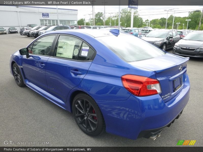 WR Blue Pearl / Carbon Black 2018 Subaru WRX Premium