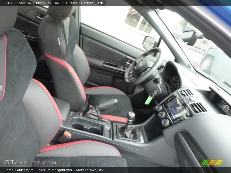 Front Seat of 2018 WRX Premium