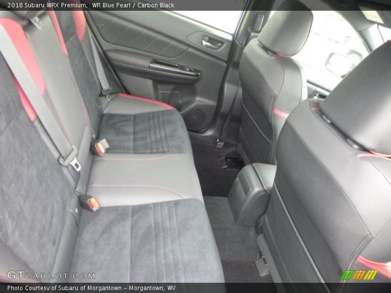 Rear Seat of 2018 WRX Premium
