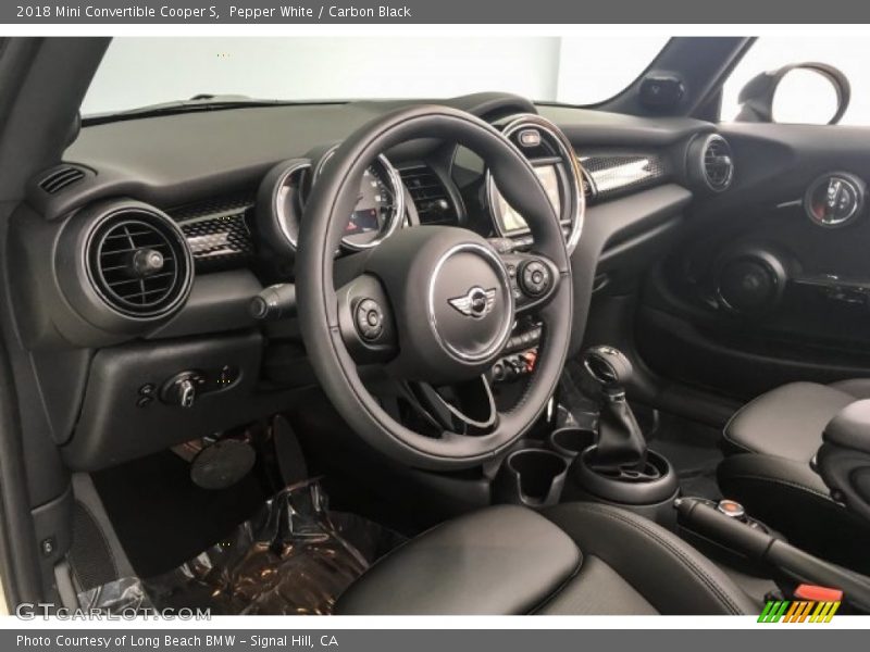 Pepper White / Carbon Black 2018 Mini Convertible Cooper S