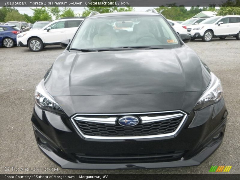 Crystal Black Silica / Ivory 2018 Subaru Impreza 2.0i Premium 5-Door