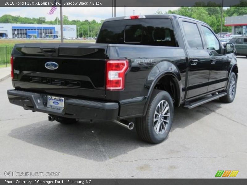 Shadow Black / Black 2018 Ford F150 XL SuperCrew