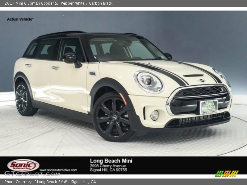 Pepper White / Carbon Black 2017 Mini Clubman Cooper S