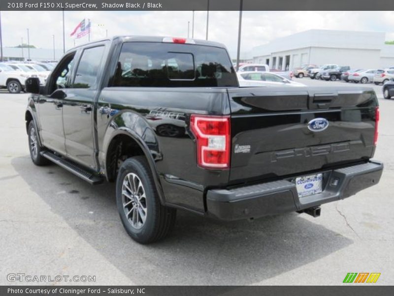 Shadow Black / Black 2018 Ford F150 XL SuperCrew