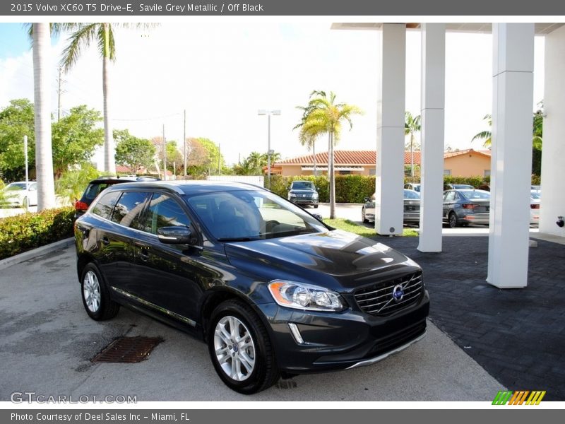 Savile Grey Metallic / Off Black 2015 Volvo XC60 T5 Drive-E