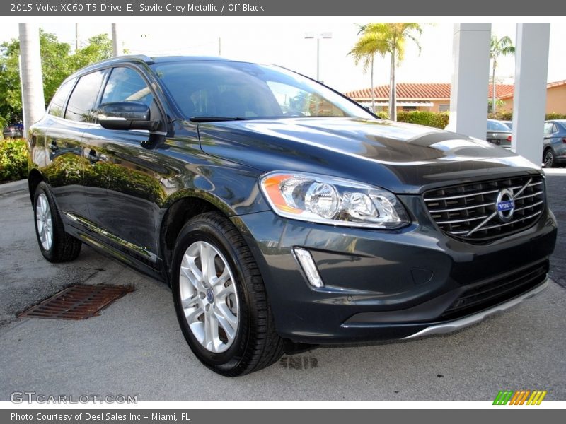 Savile Grey Metallic / Off Black 2015 Volvo XC60 T5 Drive-E