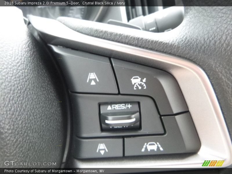 Crystal Black Silica / Ivory 2018 Subaru Impreza 2.0i Premium 5-Door