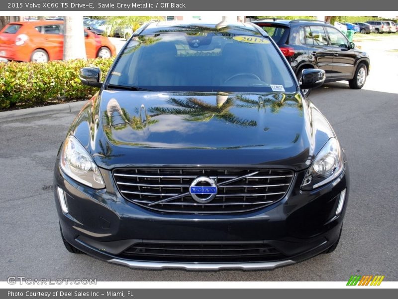 Savile Grey Metallic / Off Black 2015 Volvo XC60 T5 Drive-E