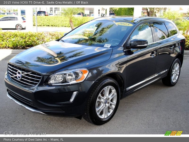 Savile Grey Metallic / Off Black 2015 Volvo XC60 T5 Drive-E