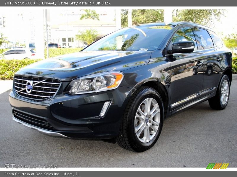 Savile Grey Metallic / Off Black 2015 Volvo XC60 T5 Drive-E