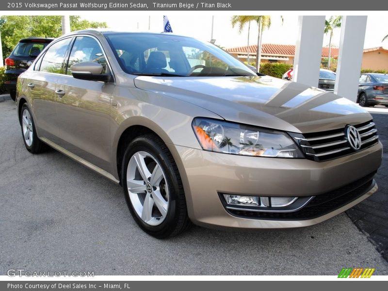 Titanium Beige / Titan Black 2015 Volkswagen Passat Wolfsburg Edition Sedan