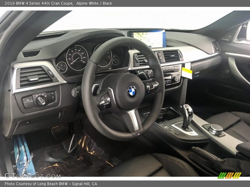 Alpine White / Black 2019 BMW 4 Series 440i Gran Coupe