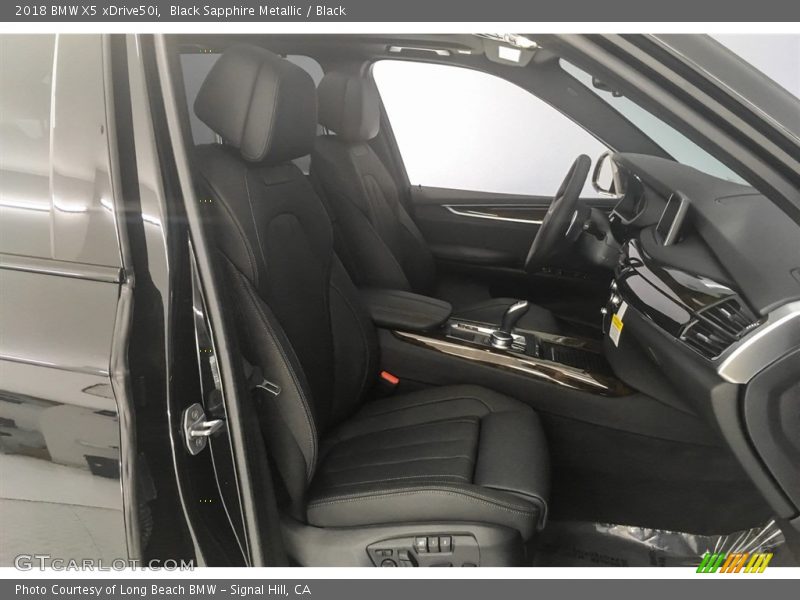Black Sapphire Metallic / Black 2018 BMW X5 xDrive50i