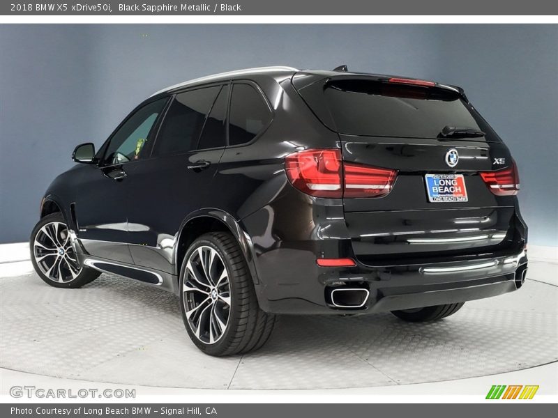 Black Sapphire Metallic / Black 2018 BMW X5 xDrive50i