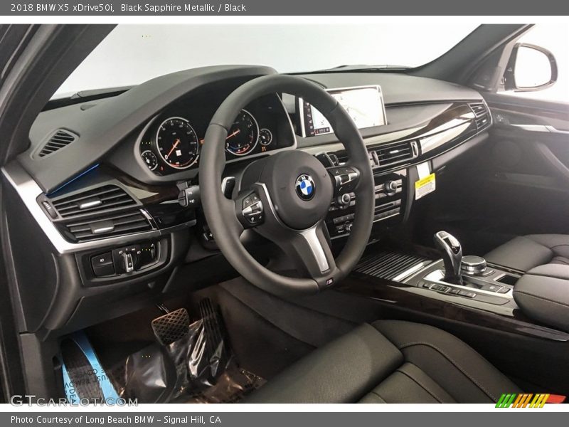 Black Sapphire Metallic / Black 2018 BMW X5 xDrive50i